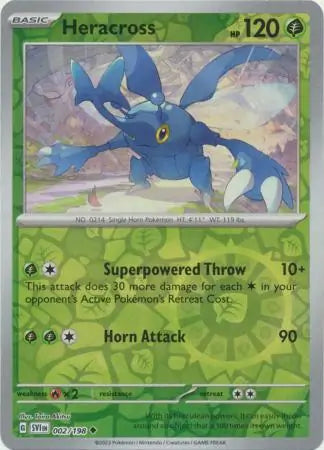 Heracross Reverse Holo 002