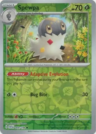 Spewpa Reverse Holo 009