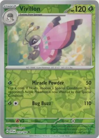Vivillon Reverse Holo 010