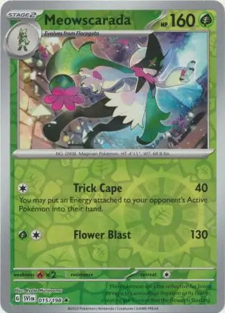 Meowscarada Reverse Holo 015
