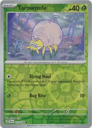 Tarountula Reverse Holo 016