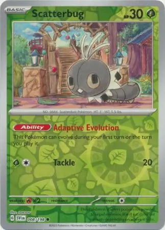 Scatterbug Reverse Holo 008